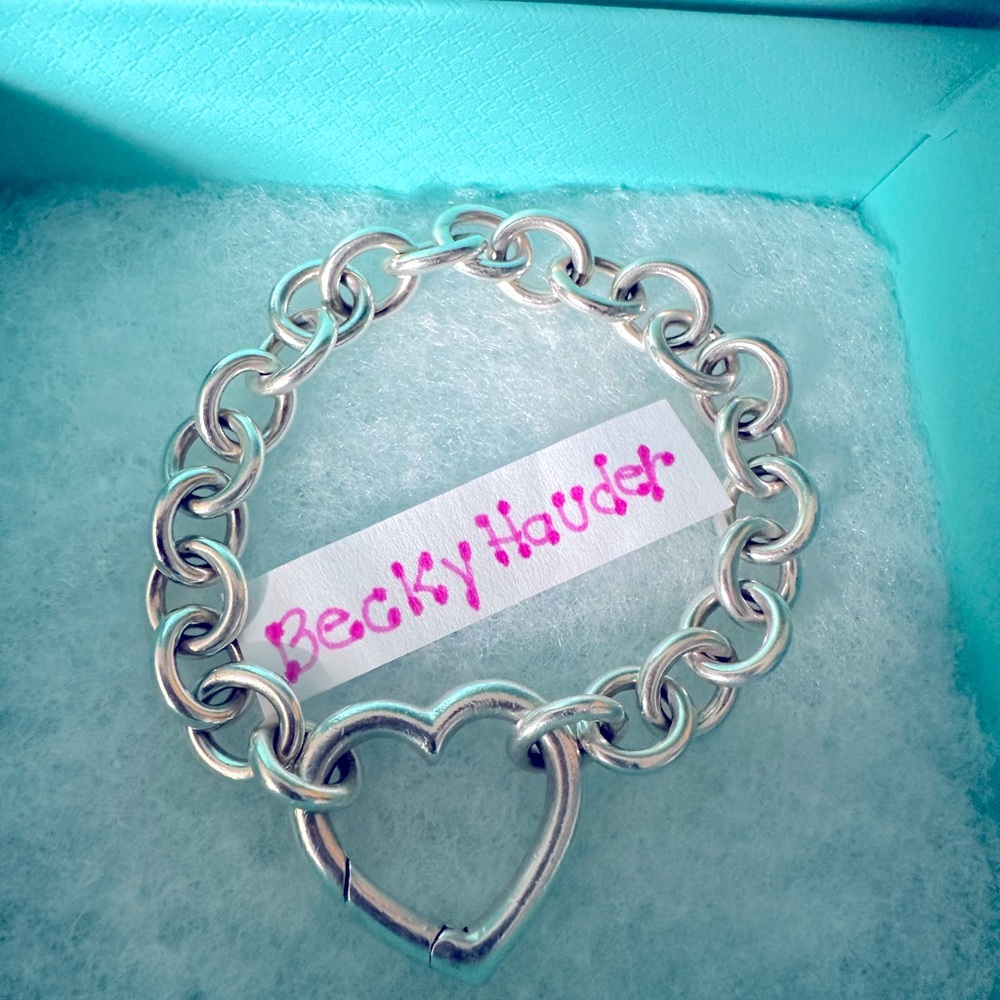 Tiffany & Co Clasping Heart Necklace Retired